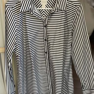 Chico’s black & White shirt